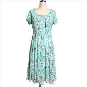 Jody California tiered floral dress - size M